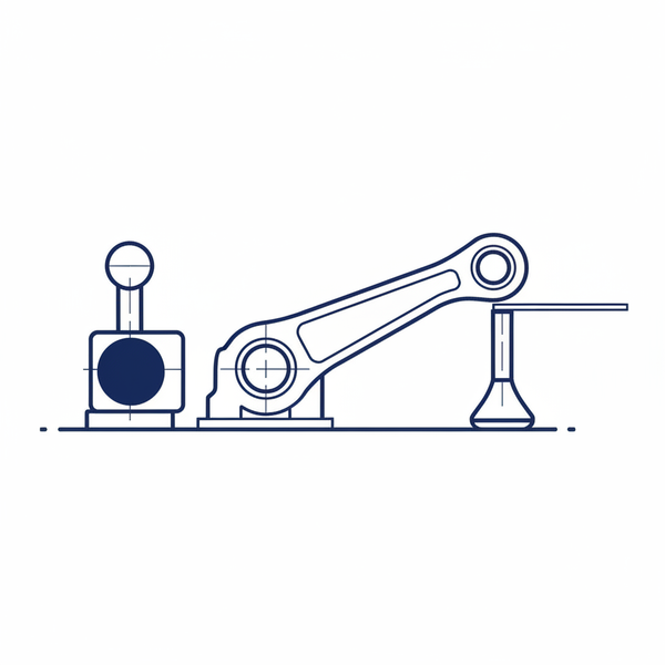 Ventilspel mäts med bladmått – illustration