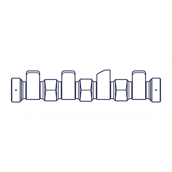 Kamaxel med olika lobprofiler – illustration